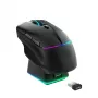 Rato gaming sem fios Machenike L8 Pro com base de carregamento - preto
