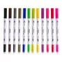 LOKLiK Dual Tip Brush Pens - 12 Cores