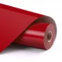 LOKLIK Vinil de Transferência Térmica Basic - Vermelho - 30,5 x 180 cm (12 polegadas x 6 pés)