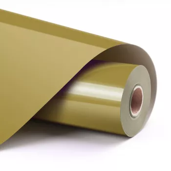LOKLIK Vinil de Transferência Térmica Basic - Dourado - 30,5 x 180 cm (12 polegadas x 71 polegadas) - SG-HTV-1017-US-L-B2B