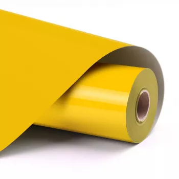 LOKLiK Vinil de Transferência Térmica Basic - Amarelo - 30,5 x 180 cm