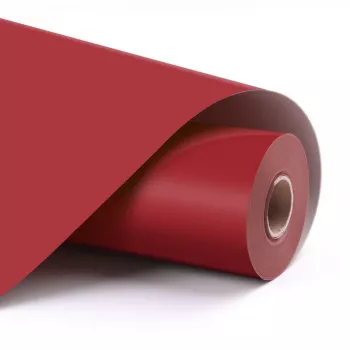 LOKLIK Película de Vinil Autoadesiva Permanente Matte Red 30,5 x 180 cm (12 polegadas x 6 polegadas)