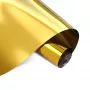 LOKLIK Película de Vinil Autoadesiva Permanente Espelhado-Metálico Dourado 30,5 x 180 cm
