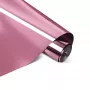 LOKLIK Película de Vinil Autoadesiva Permanente Espelhado Metálico Prateado 30x180 cm
