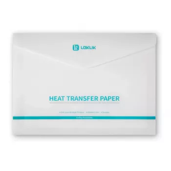 LOKLIK Europe Folhas de Papel de Transferência - Escuro - Pack de 8