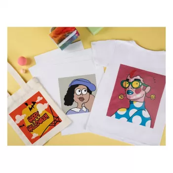 LOKLIK Europe Folhas de Papel de Transferência - Claro - Pack de 8