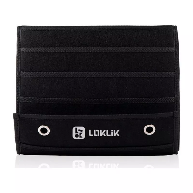 LOKLIK Suporte para Rolo de Vinil - Armazenamento de Parede para 24 Rolos, Preto