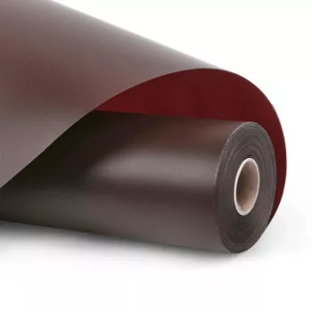 LOKLIK Película de Vinil Adesivo Permanente Mate - Castanho Escuro - 30,5 x 180 cm (12 polegadas x 6 polegadas)