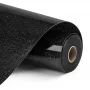 LOKLIK Vinil de transferência térmica Glitter, preto, 30,5 x 90 cm