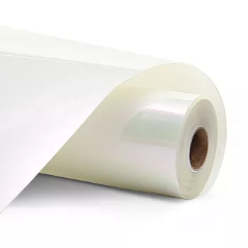 LOKLIK Vinil de Transferência Térmica Camaleão - Branco a Vermelho - 30,5 x 90 cm