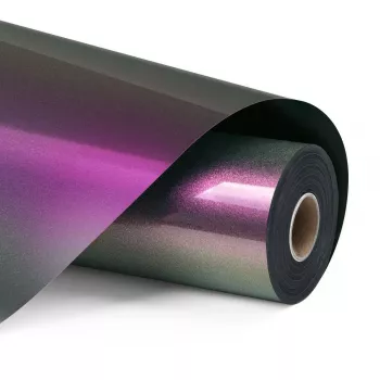 LOKLIK Vinil de Transferência Térmica Camaleão - Verde a Roxo - 30,5 x 90 cm (SG-HTV-1567-US-L-B2B)