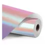 LOKLIK Película de Vinil Adesivo Permanente Holográfica - Rosa - 30,5 x 90 cm