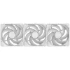 TCOMAS FA200 Pack Triplo Branco 3x120mm Ventoinhas para Caixa