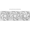 TCOMAS FA200 Pack Triplo Branco 3x120mm Ventoinhas para Caixa
