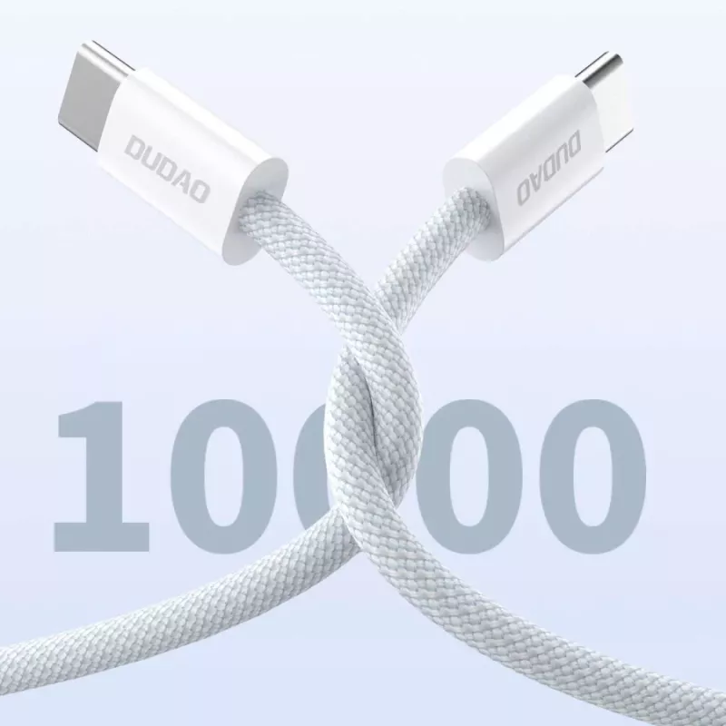 Dudao L6C USB-C para USB-C 60W PD 1m Branco