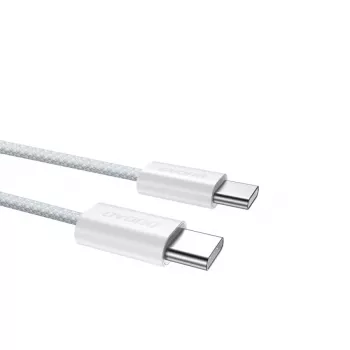 Dudao L6C USB-C para USB-C 60W PD 2m Branco