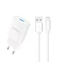 Dudao A4EU Adaptador 10W 1xUSB-A com Cabo USB-A para Lightning (1m) - Branco