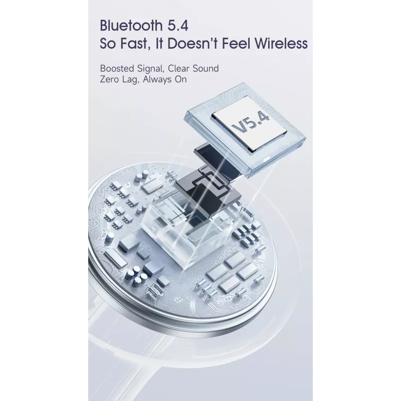 Auscultadores sem fios Dudao U21 TWS ANC ENC Bluetooth 5.3 - branco