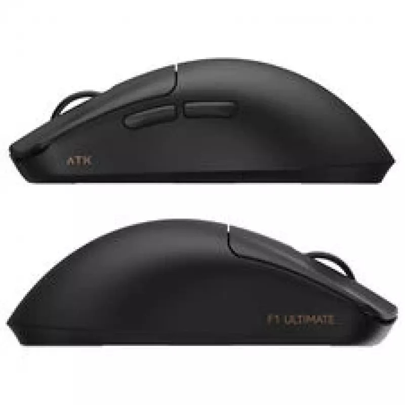 Rato de gaming sem fios ATK F1 V2 Ultimate, taxa de interrogação 8K, ultraleve - branco