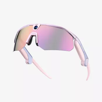Óculos com câmara desportiva AI BleeqUp Ranger rosa