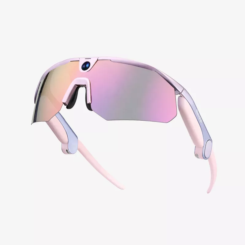 Óculos com câmara desportiva AI BleeqUp Ranger rosa