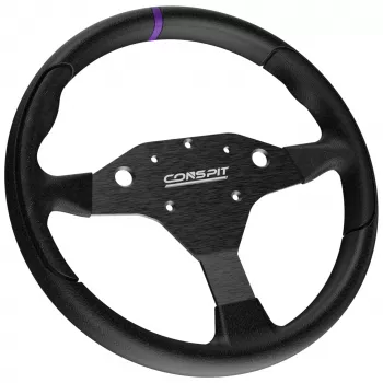 Volante de corrida CONSPIT RX320 redondo - 320mm Alcantara