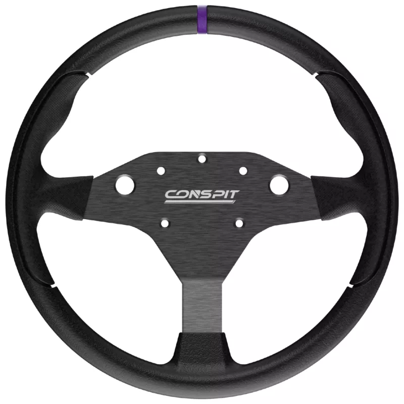Volante de corrida CONSPIT RX320 redondo - 320mm Alcantara