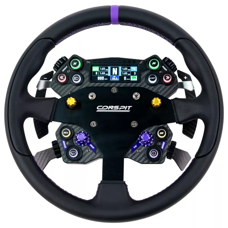 Volante de corrida CONSPIT RX320 redondo - 320mm Alcantara