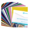 LOKLIK Pack de material de película para plotter (A4), vinil de transferência térmica, 28 folhas, multicolor