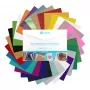 LOKLIK Pack de material de película para plotter (A4), vinil de transferência térmica, 28 folhas, multicolor