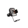 Suporte Dudao F19 para telemóvel para automóvel com carregador sem fios 15W - Preto