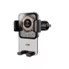 Suporte Dudao F19 para telemóvel para automóvel com carregador sem fios 15W - Preto