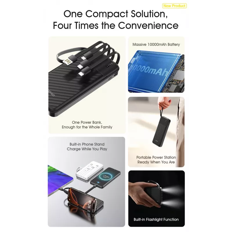 Powerbank Dudao K11 Pro 20000 mAh Preto