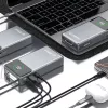 Powerbank Dudao K31 Pro 45W 20000mAh com cabo USB-C retrátil integrado - Cinzento