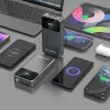Powerbank Dudao K31 Pro 45W 20000mAh com cabo USB-C retrátil integrado - Cinzento