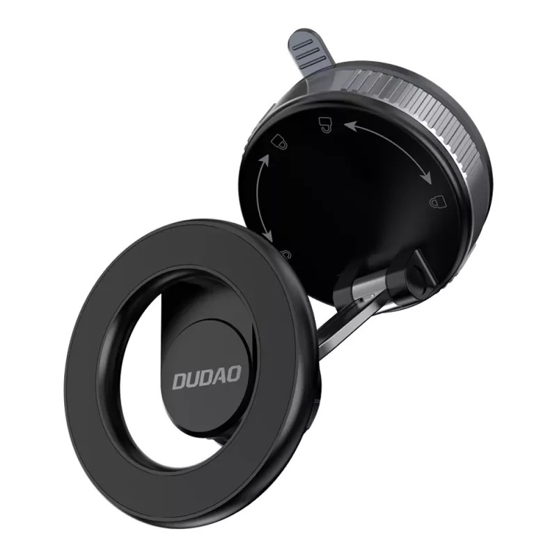 Suporte Dudao F24X para automóvel com ventosa, compatível com MagSafe - Preto