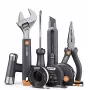Deli D895485 Conjunto de ferramentas domésticas, 8 peças, cinzento