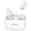 BOYA MINI-13 Sistema de microfone sem fios 2TX+2RX Branco