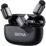 BOYA mini 2-02 Sistema de microfone sem fios 2,4 GHz USB-C - Preto