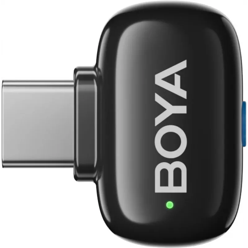 BOYA mini 2-02 Sistema de microfone sem fios 2,4 GHz USB-C - Preto