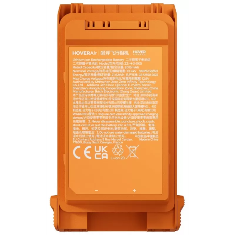 HVR HoverAir AQUA Bateria Inteligente (LiPo 7,7V 1050mAh) para Drone HoverAir X1