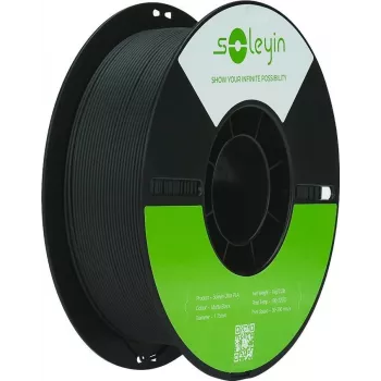 Creality SOLEYIN ULTRA PLA 1,75 mm preto mate 1 kg