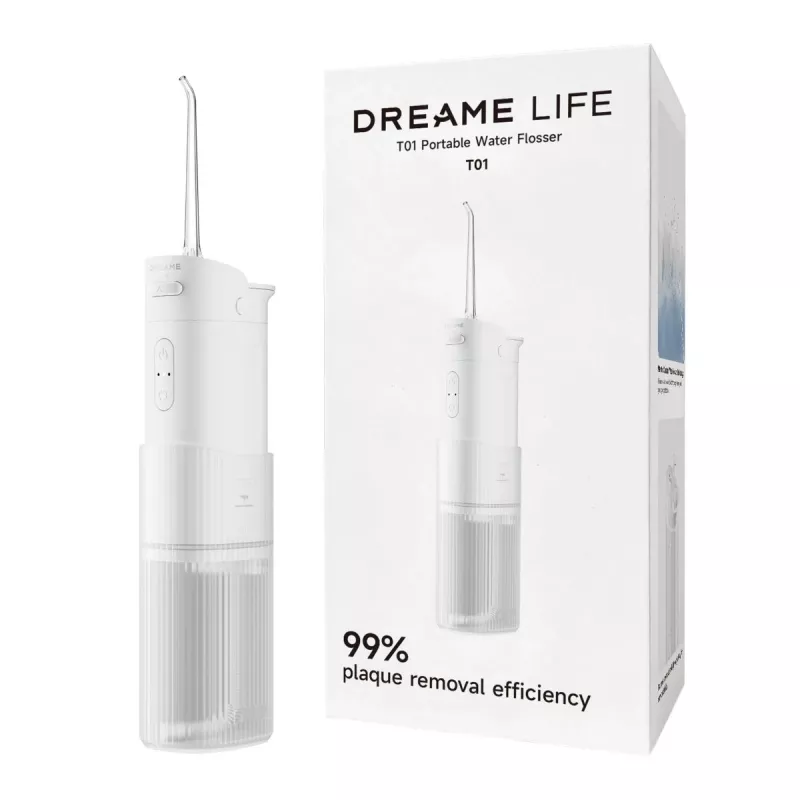 Dreame T01 Irrigador oral portátil, branco (T01)