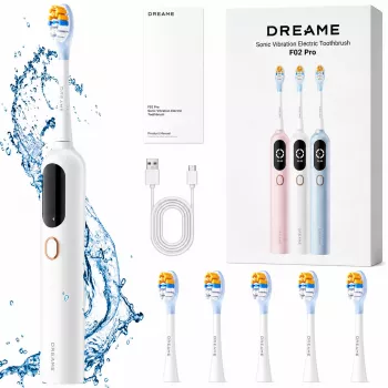 Dreame F02 Pro Escova de dentes sónica, conjunto, branco