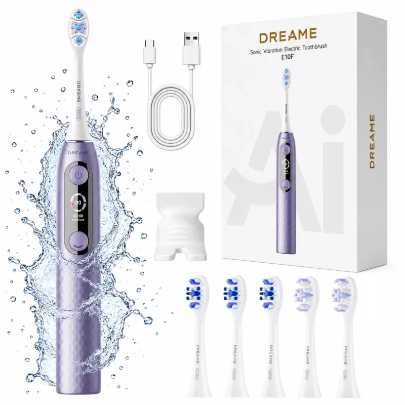 Dreame E10F Escova de dentes sónica, conjunto, violeta
