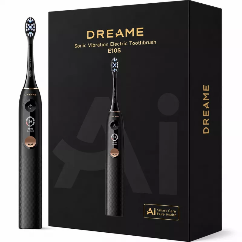Dreame E10S Escova de dentes sónica, conjunto, preto