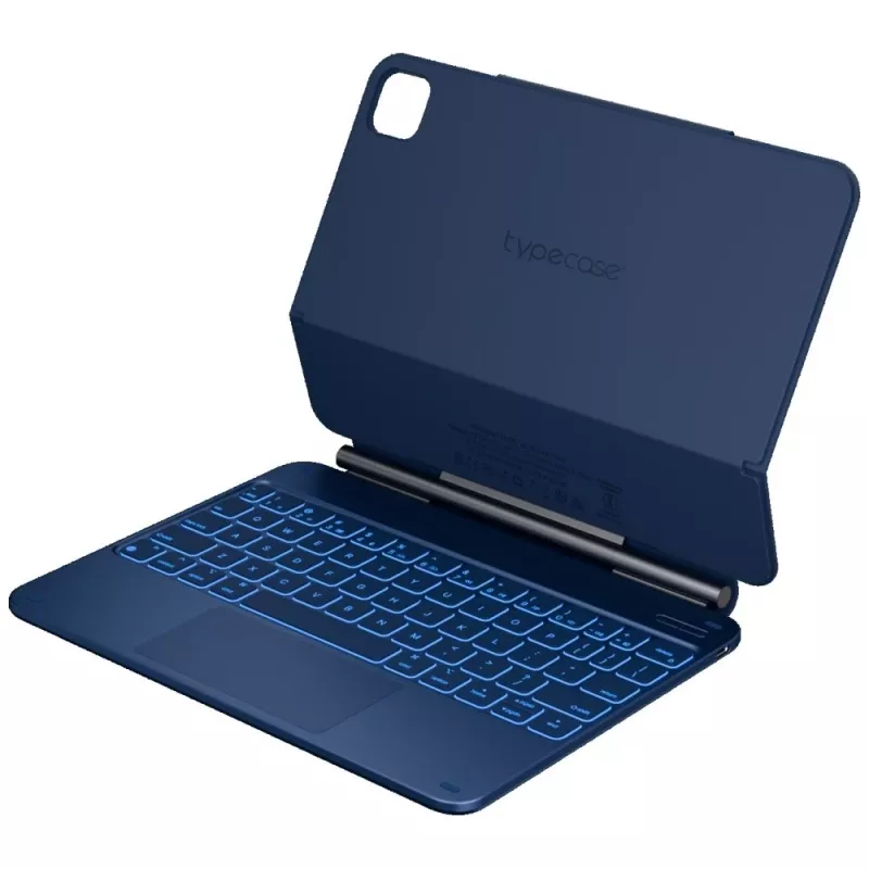 Typecase Edge capa com teclado para iPad Air 11 M2 2024 / M3 2025 / M4 2026, azul-claro