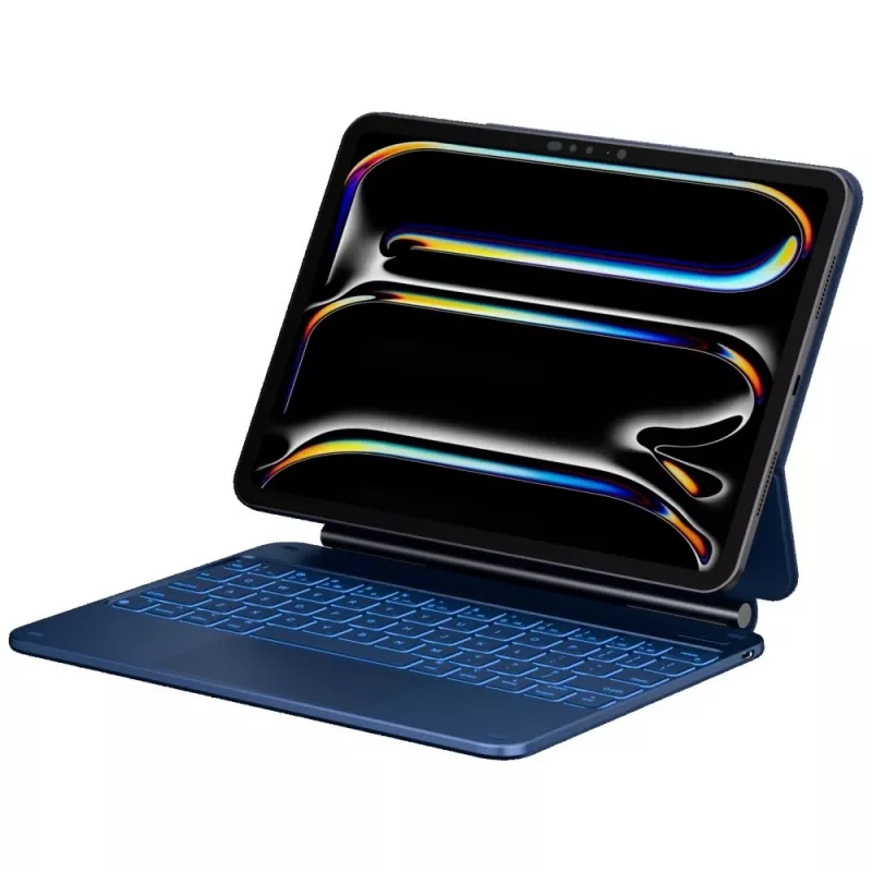 Typecase Edge capa com teclado para iPad Air 11 M2 2024 / M3 2025 / M4 2026, azul-claro