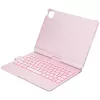 Typecase Flexbook Touch capa com teclado removível tipo folio para iPad Air 11 M2 2024 / M3 2025 / M4 2026, rosa-claro