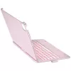 Typecase Flexbook Touch capa com teclado removível tipo folio para iPad Air 11 M2 2024 / M3 2025 / M4 2026, rosa-claro